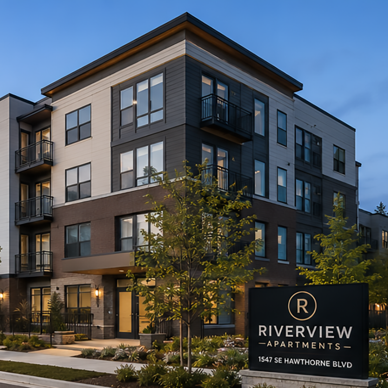 Riverview Apartments — exterior